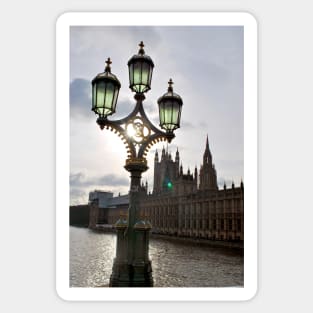 The Houses of Parliament Westminster Bridge London Sticker